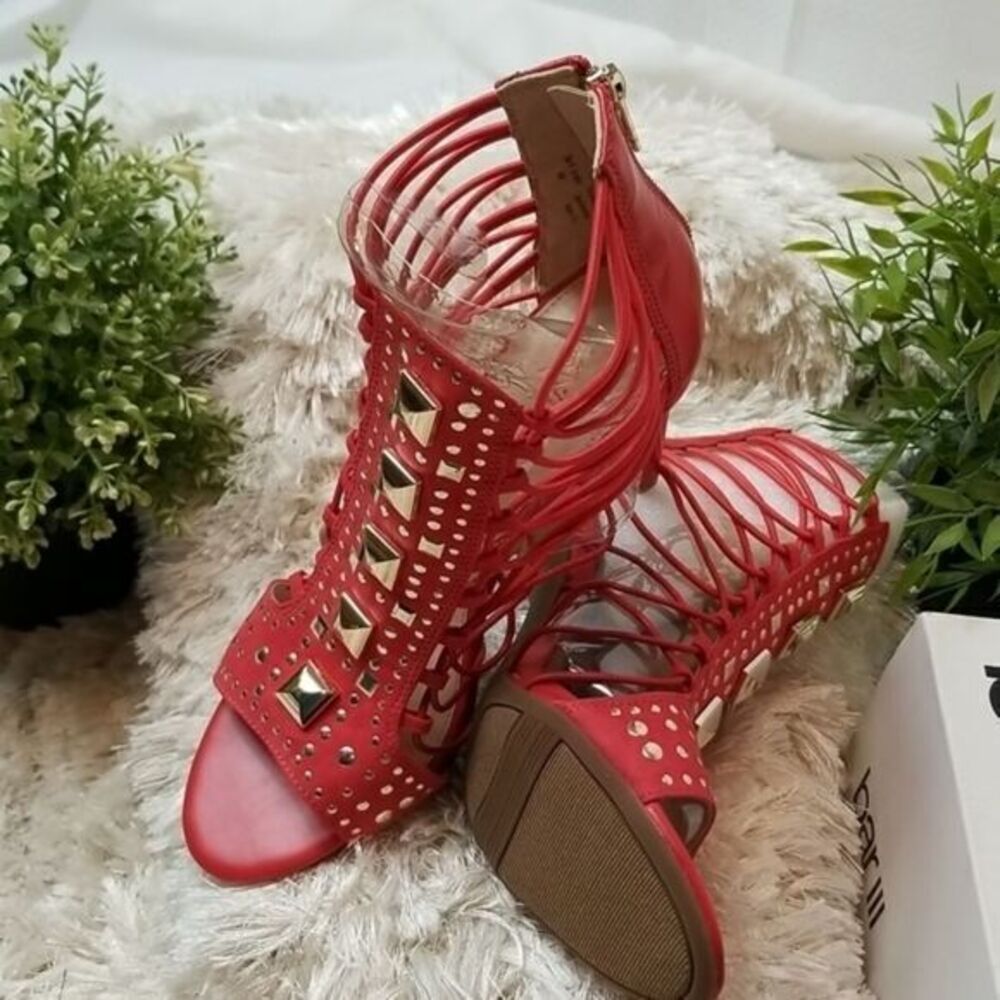 Barr III Sexy coral Heels Shoes Size 8 1/2